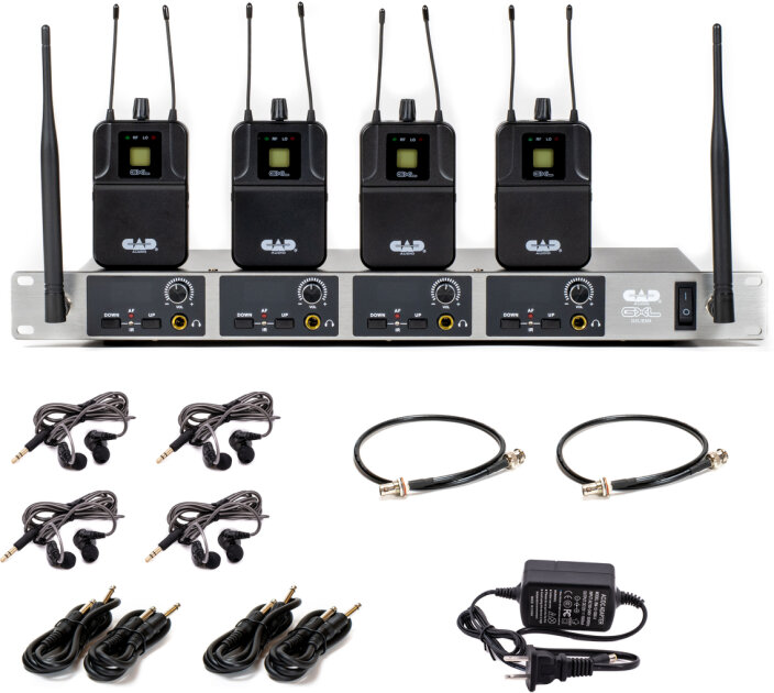 CAD Audio GXLIEM4 Quad-Channel UHF Wireless IEM System