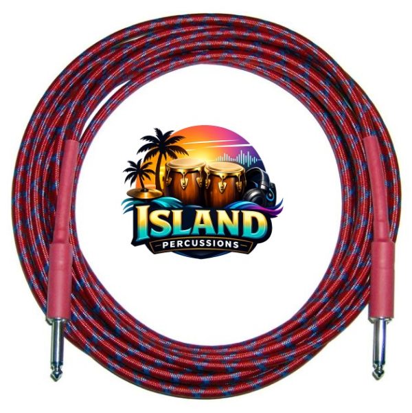 CBI Braided Instrument Cable (Red)