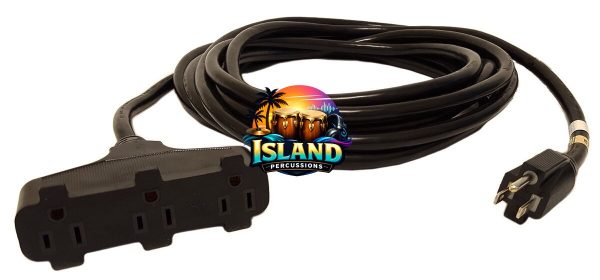 CBI TRIPT12 12-AWG Triple Tap Power Extension Cord