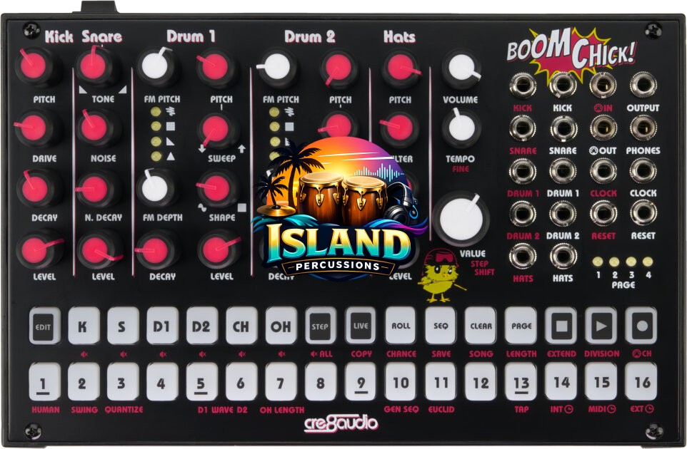 Cre8Audio Boom Chick Pure Analog Drum Machine