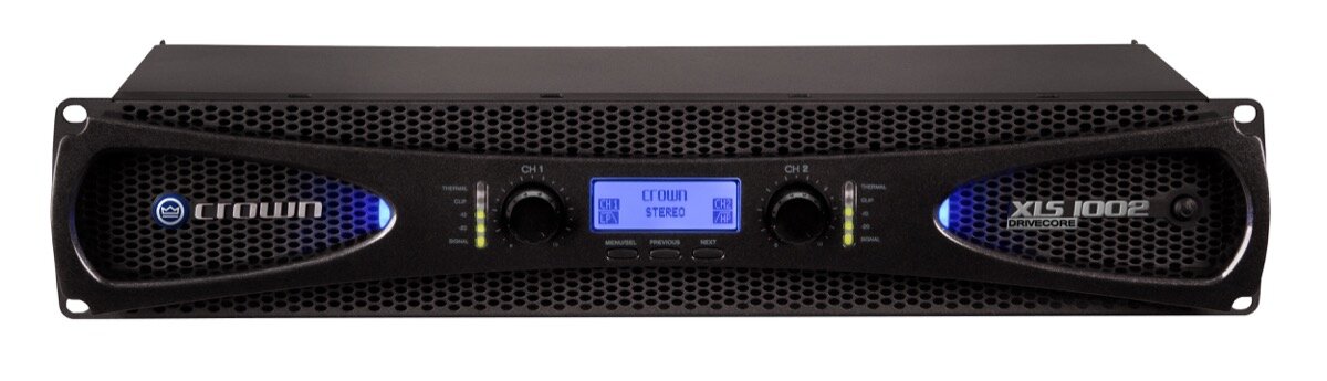 Crown XLS1002 DriveCore 2 Power Amplifier (1100 Watts)