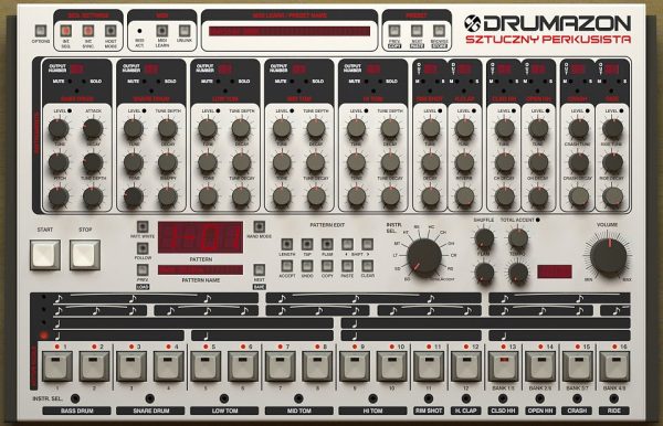 D16 Group Drumazon Drum Machine Plug-in Software