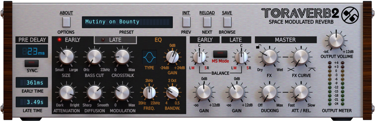 D16 Group Toraverb 2 Audio Plug-in