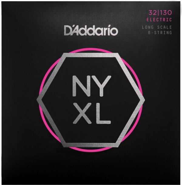 D'Addario NYXL 6-String Electric Bass String Pack