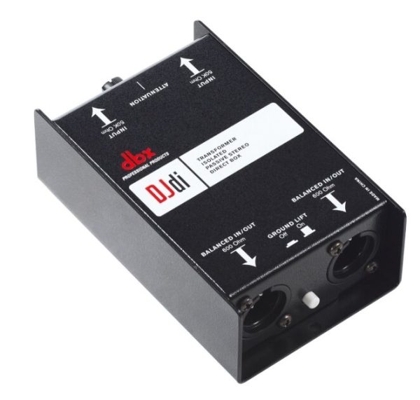 dbx DJDI 2-Channel Transformer Isolated Passive Direct Box