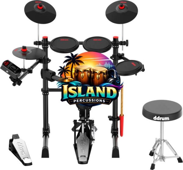 ddrum E-Flex Electronic Drum Kit, 8-Piece
