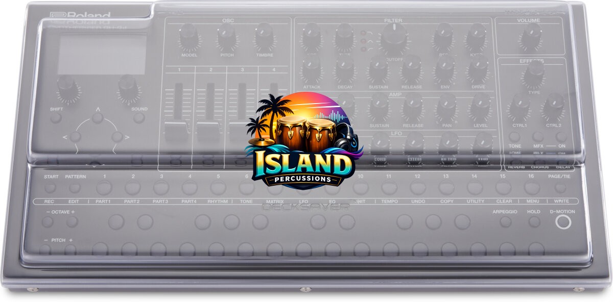 Decksaver Cover for Roland SH-4D Synthesizer