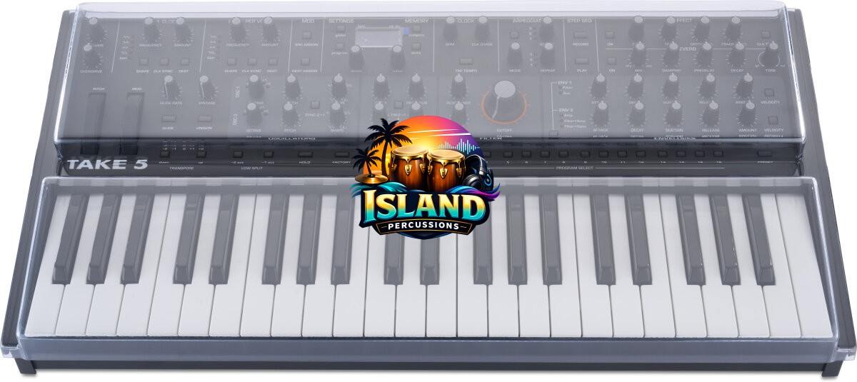 Decksaver Cover For Sequential Take 5 and Oberheim TEO-5