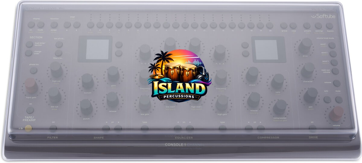 Decksaver Cover for Softube Console 1 Channel Mk III