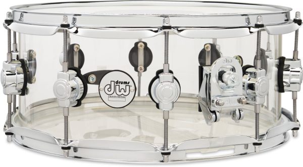 Drum Workshop Design Series Clear Acrylic Snare Drum