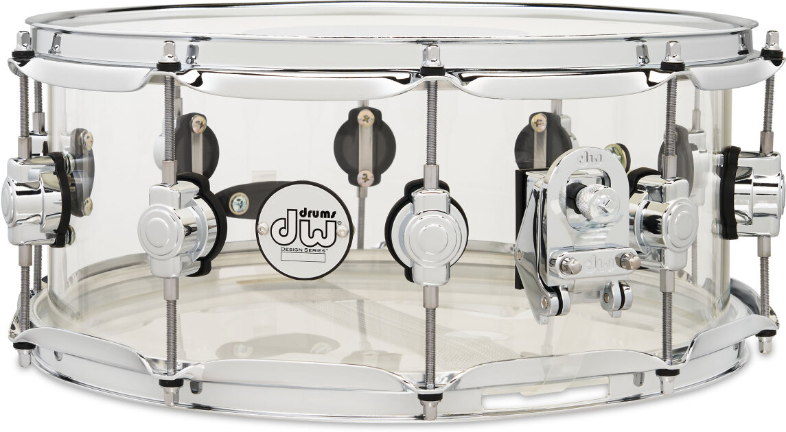 Drum Workshop Design Series Clear Acrylic Snare Drum