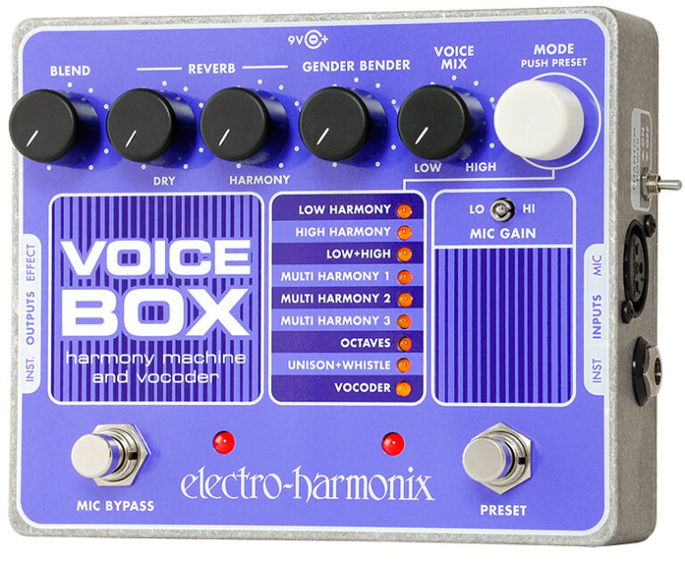 Electro-Harmonix Voice Box Vocal Harmony Machine and Vocoder Pedal