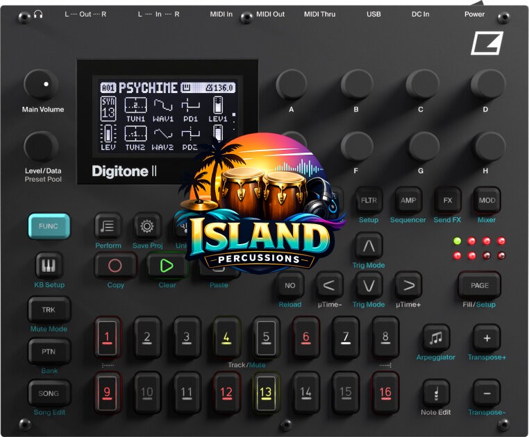 Elektron Digitone II Desktop Synthesizer