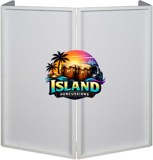 Eliminator Lighting Accu-Stand Event Facade 2 W (with White Frame)