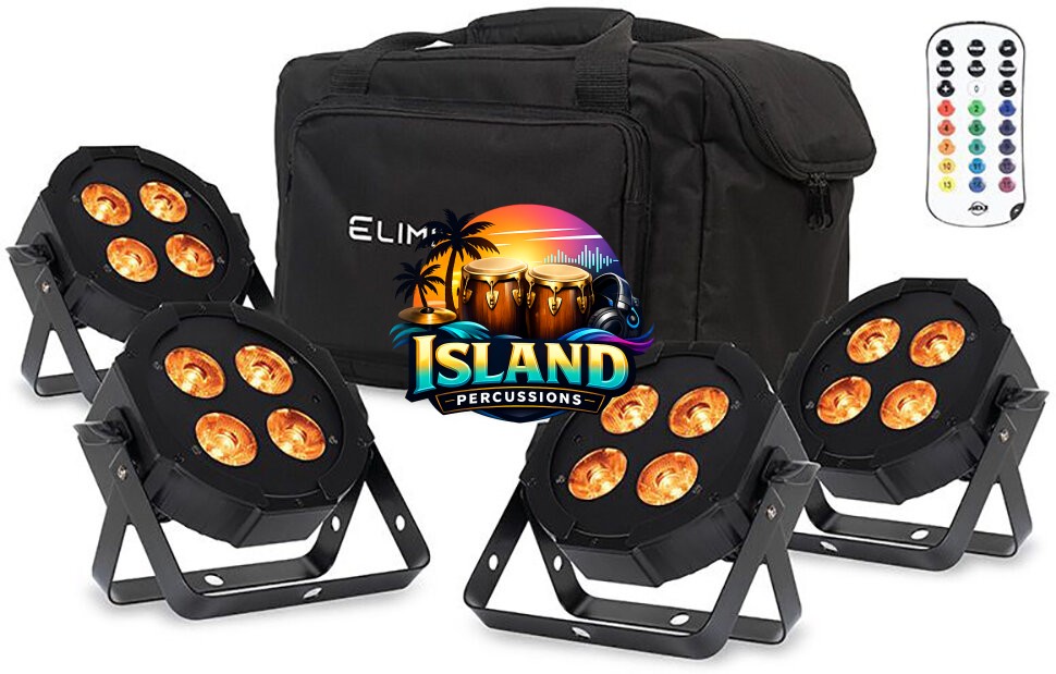 Eliminator Lighting Mega Flat Hex L Lighting Pack