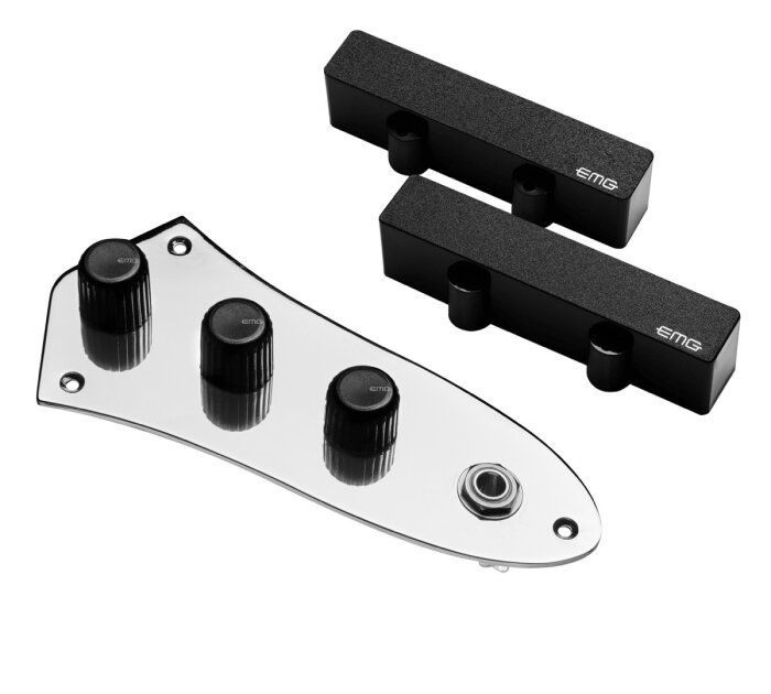 EMG JSYSTEM Prewired J-Pickup Set Plus Control Plate