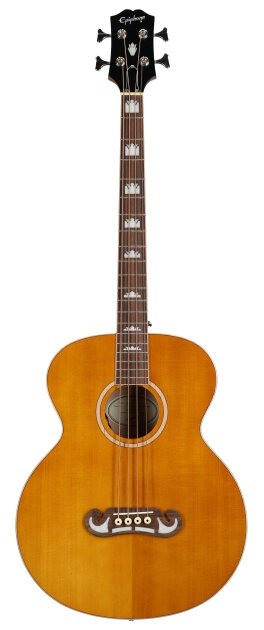 Epiphone El Capitan J-200 Studio Acoustic Electric Bass Guitar