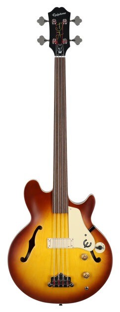 Epiphone Jack Casady Fretless Electric Bass (with Gig Bag)