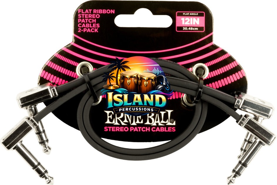 Ernie Ball Flat Ribbon Stereo Patch Cable