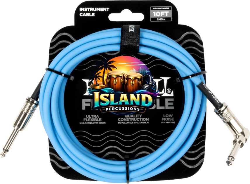 Ernie Ball Flex Instrument Cable, Straight-to-Angle