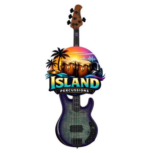 Ernie Ball Music Man Ball Family Reserve DarkRay "Grapes Of Wrath" Electric Bass