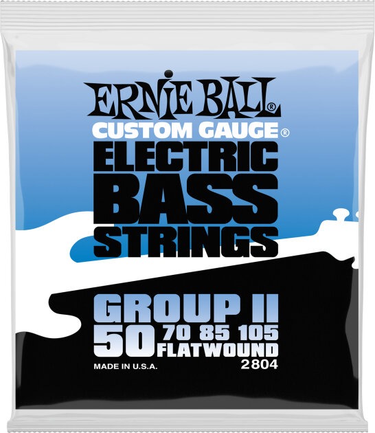 Ernie Ball P02804 Flatwound Group II Bass Strings (50-105)