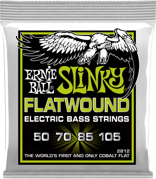 Ernie Ball P02812 Regular Slinky Flatwound Electric Guitar Strings