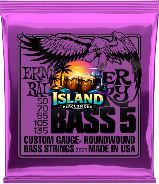 Ernie Ball Power Slinky Nickel Wound 5-String Electric Bass Strings