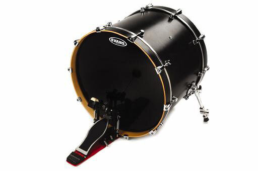 Evans Black Bass Drumhead