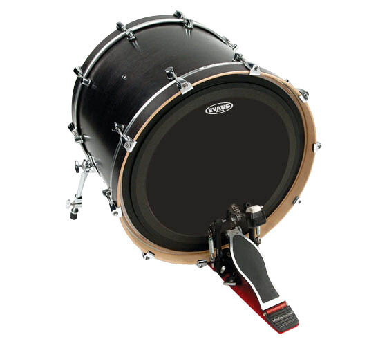 Evans EMAD Onyx Matte Bass Drumhead