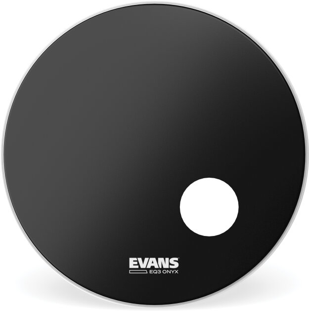 Evans Onyx Resonant Bass Drum Head