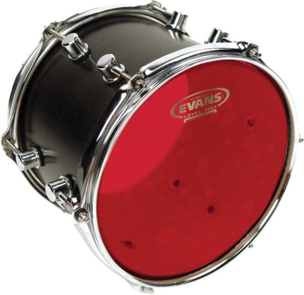 Evans Red Hydraulic Drumhead