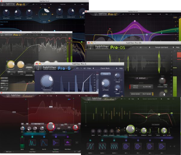 FabFilter Mixing Bundle Plug-ins Software