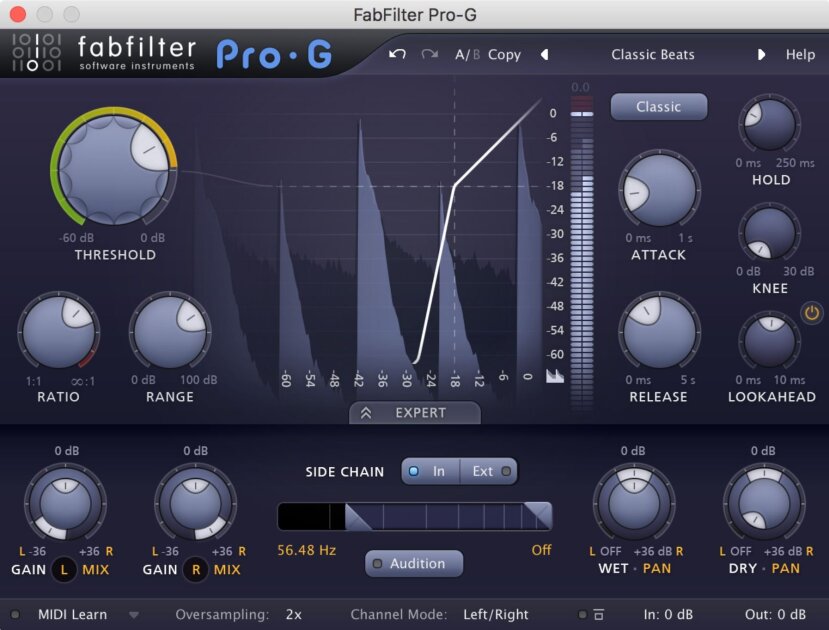 FabFilter Pro-G Audio Plug-in