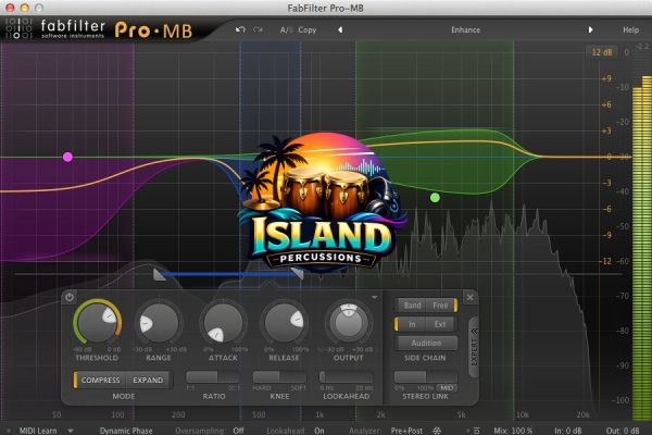 FabFilter Pro-MB Multiband Compressor Software