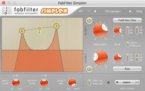 FabFilter Simplon Audio Plug-in Software