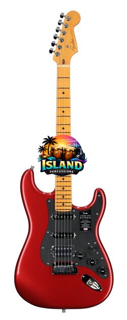 Fender American Ultra II Stratocaster HSS Electric Guitar, Maple Fingerboard (with Case)