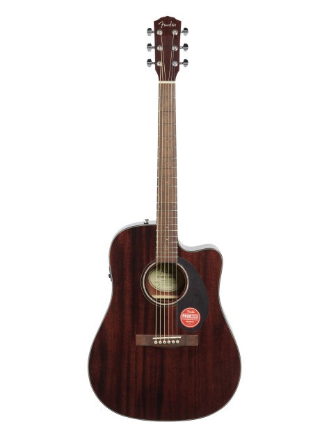 Fender CD-140SCE Dreadnought Acoustic-Electric Guitar, with Walnut Fingerboard (and Case)