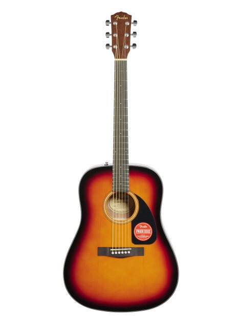 Fender CD-60 V3 Dreadnought Acoustic Guitar (with Case)
