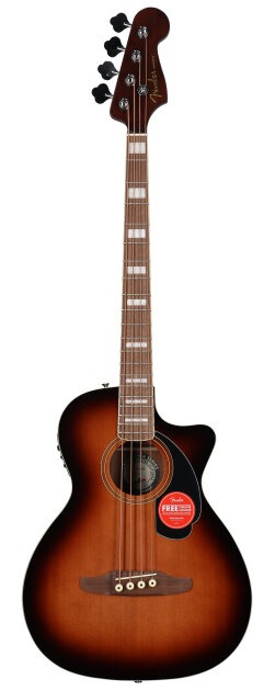 Fender Kingman Acoustic-Electric Bass Guitar (with Gig Bag)