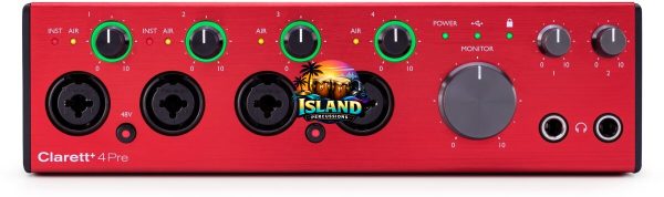 Focusrite Clarett Plus 4Pre USB Audio Interface