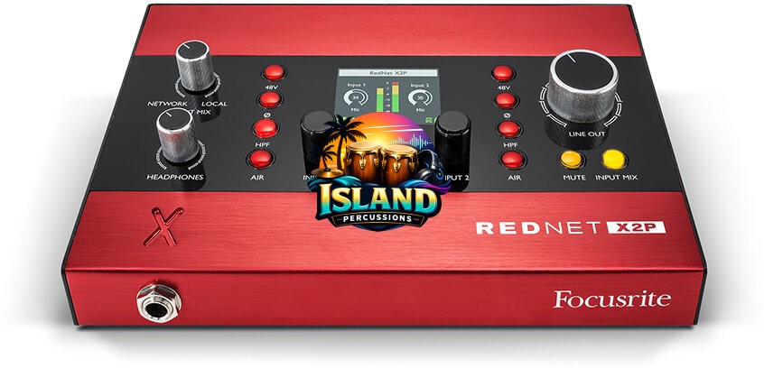 Focusrite RedNet X2P 2x2 Dante Audio Interface
