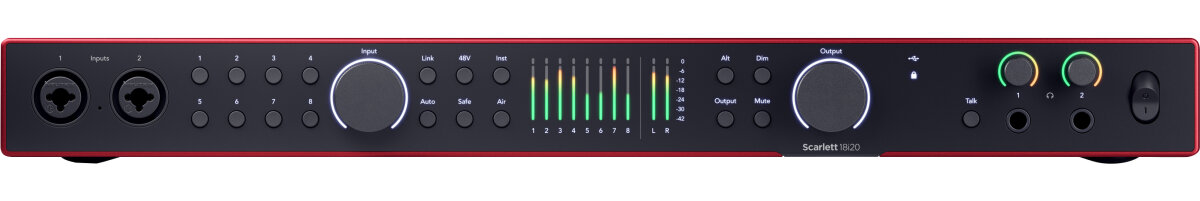 Focusrite Scarlett 18i20 Gen 4 USB Audio Interface