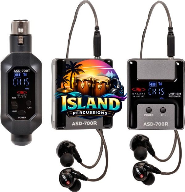 Galaxy Audio ASD-700 Digital UHF Wireless In-Ear Monitor System