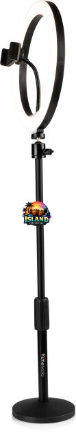 Gator Frameworks Desktop Ring Light with Phone Clamp