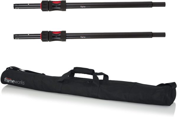 Gator Frameworks ID Speaker Sub Pole, 2-Pack (with Carry Bag)