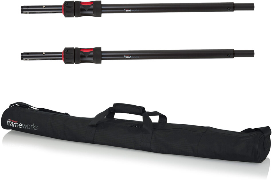 Gator Frameworks ID Speaker Sub Pole, 2-Pack (with Carry Bag)