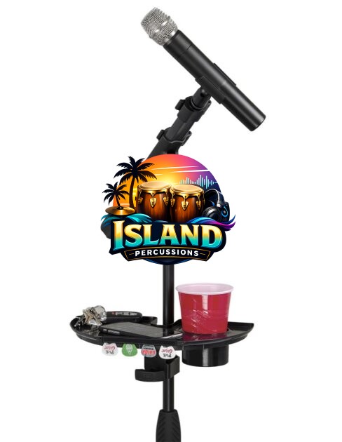 Gator GFW-MICACCTRAY Microphone Stand Accessory Tray with Drink Holder
