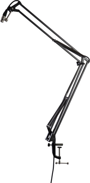 Gator GFWMICBCBM1000 Desk-Mounted Broadcast Microphone Boom Stand