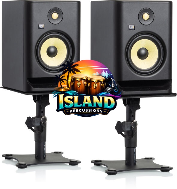 Gator GFWSPKSTMNDSK Desktop Studio Monitor Stands, Pair